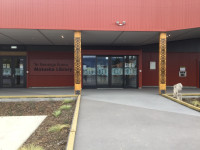 Motueka Library entrance